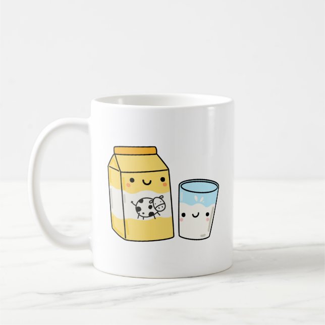 Caneca De Café Leite de Kawaii (Esquerda)