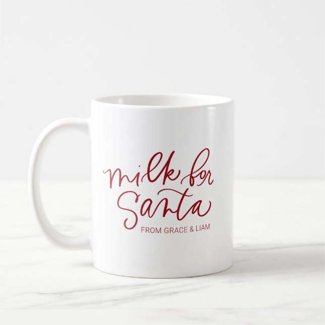 Caneca De Café Leite para Papais noeis Mug Personalizado (Esquerda)