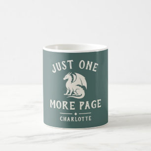Caneca De Café Leitor de Fantasia Amante de Livros Personalizado
