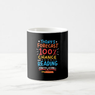 Caneca De Café Leitura - 100% de Chance de Leitura