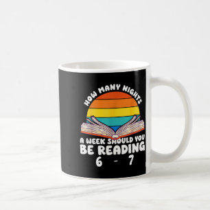 Caneca De Café Leitura 67 Meme Englieacher Divertido 67 Amante de