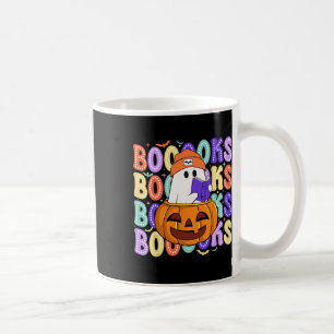 Caneca De Café Leitura da Bibliotecária do Halloween do Professor