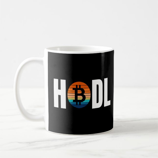 Caneca De Café Leitura de Criptomoeda de Texto de Criptomoeda de  (Esquerda)