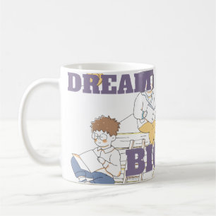 Caneca De Café Leitura de Grandes Sonhos