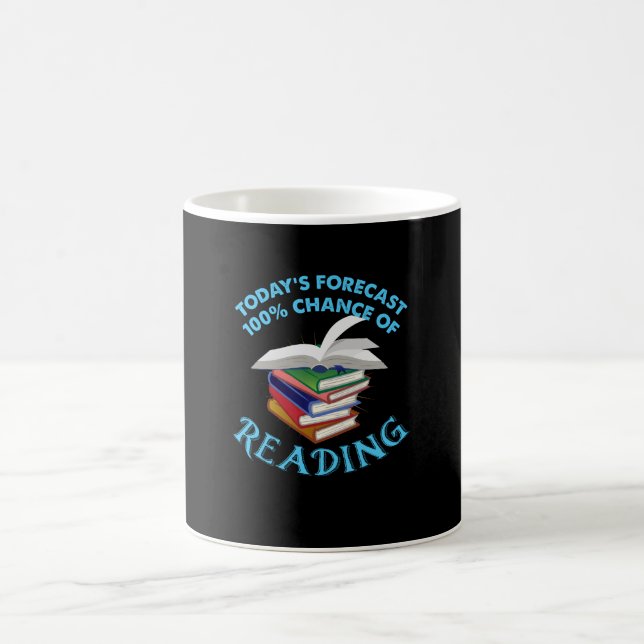 Caneca De Café Leitura Divertida - 100% de Chance de Ler (Centro)