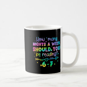 Caneca De Café Leitura Divertida 67 Professor Seis Sete Leitura 6