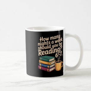 Caneca De Café Leitura Divertida 6 7 Seis Sete Meme Professor de 