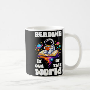 Caneca De Café Leitura engraçada é fora do mundo espaço fofo