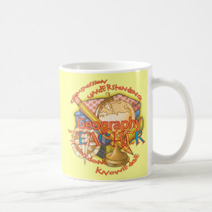 Caneca De Café Lema do Professor de Geografia