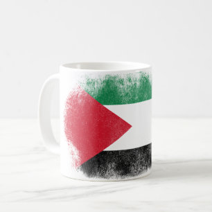 Caneca De Café Lembrança da bandeira de Palestina - palestino