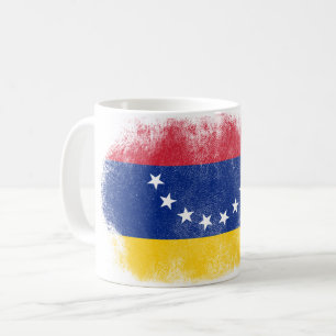 Caneca De Café Lembrança da bandeira de Venezuela - venezuelano