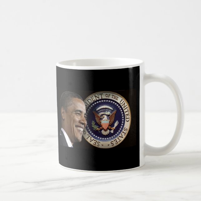 Caneca De Café Lembrança da inauguração de Obama (Direita)