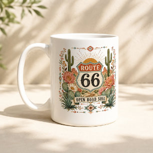 Caneca De Café Lembrança da Rota 66 do Deserto do Sudoeste