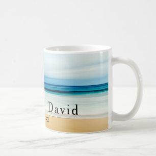 Caneca De Café Lembrança de Casamento na Praia para Casais