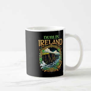 Caneca De Café Lembrança de Dublin Irlanda Falésias do Mar Férias