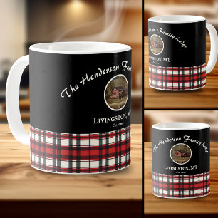 Caneca de Café Lembrança de Foto da Família em Xad