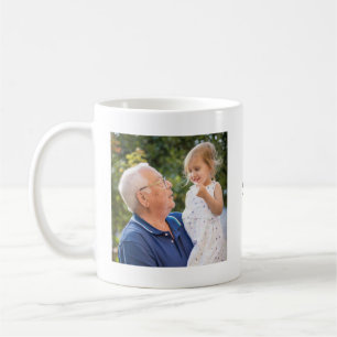 Caneca De Café Lembrança de Foto do Melhor Avô do Mundo Sentiment