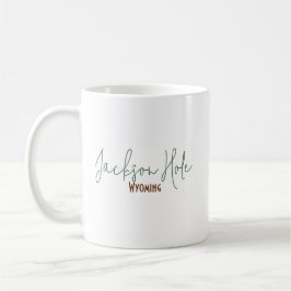 Caneca De Café Lembrança de Viagem para Jackson Hole, Wyoming