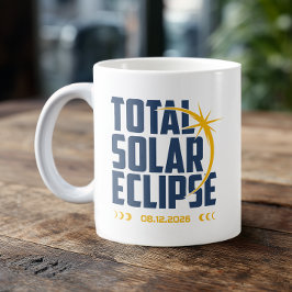Caneca De Café Lembrança do Eclipse Moderno 2026