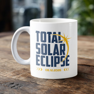 Caneca De Café Lembrança do Eclipse Moderno 2026