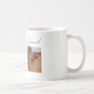Caneca De Café Lembrança Memorial Foto e Nome de Animal de Estima