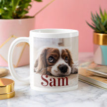 Lembrança personalizada simples com foto e nome do
