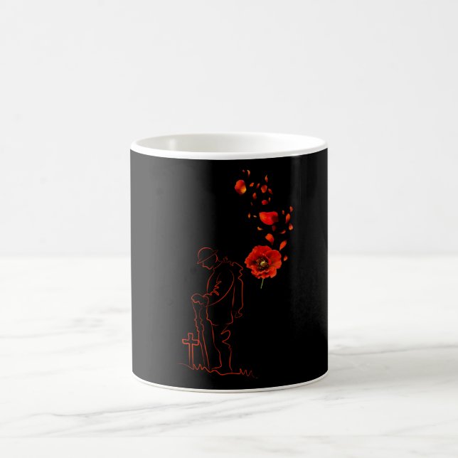 Caneca De Café Lembrança - Poppy, para não esquecer o Canadá (Centro)