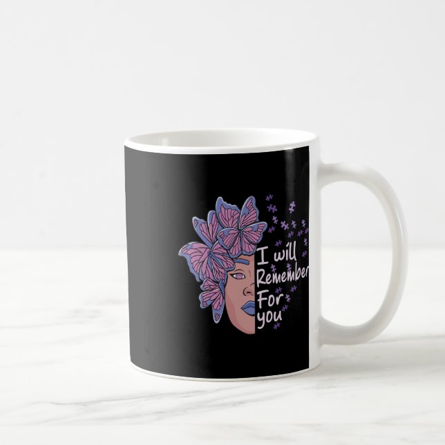 Caneca De Café Lembrar-Me-ei Da Sua Consciência Heimerheimer, Mas (Direita)