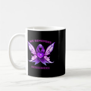 Caneca De Café Lembre-se da Fita Roxa Conscientização sobre Overd