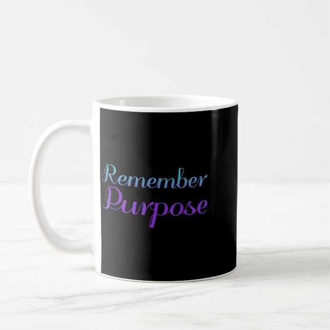 Caneca De Café Lembre-se da Prevenção do Suicídio Consciente (Esquerda)