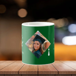 Caneca De Café Lembrete de Foto de Graduado Personalizado com Tam