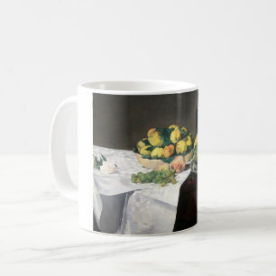 Caneca De Café Lemon Peaches de Manet Impressionista
