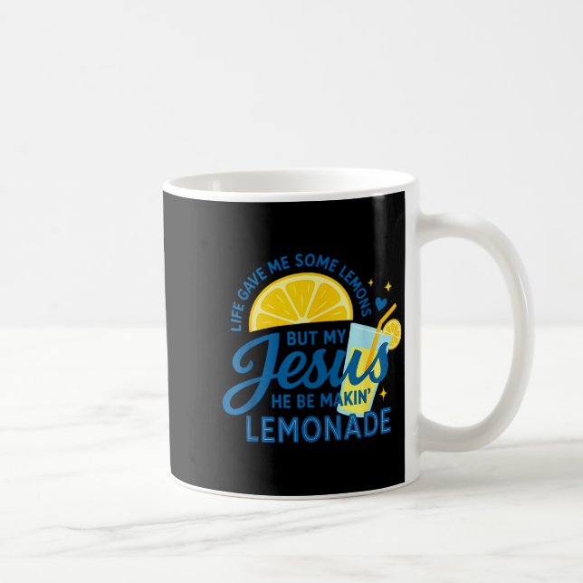 Caneca De Café Lemonade Christian Apparel Religious Jesus  (Direita)