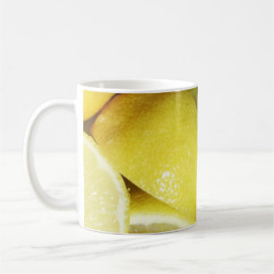 Caneca De Café Lemons Amarelo