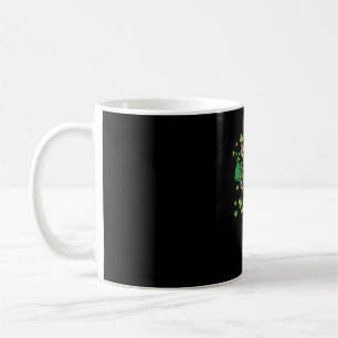 Caneca De Café Lencinho Irlandês Sloth Shamrock St Patricks Day A