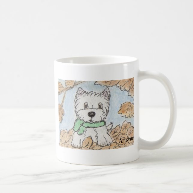 CANECA DE CAFÉ LENÇO DE WESTIE (Direita)