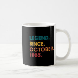 Caneca De Café Lenda 1965 60º Aniversário Para Homens Mulheres 60