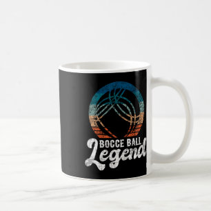 Caneca De Café Lenda de Byll de Bocce - Jogo de Boliche de Gramad