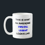 Caneca De Café lenda de sonho, incrível<br><div class="desc">lenda do Dreidel</div>