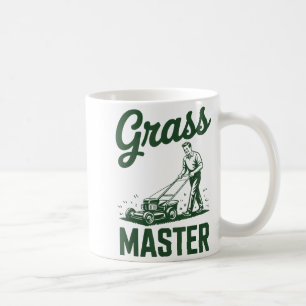Caneca De Café Lenda do Cortador de Grama Manual Pai Mestre Corta