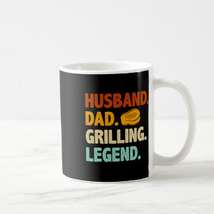 Caneca De Café Lenda do Pai que Faz Churrasco Marido Engraçado Gr