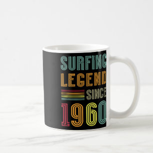 Caneca De Café Lenda do Surf 1960 65 Anos Água Surf 65º Aniversár