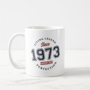 Caneca De Café Lenda viva 1973 Envelhecido à perfeição
