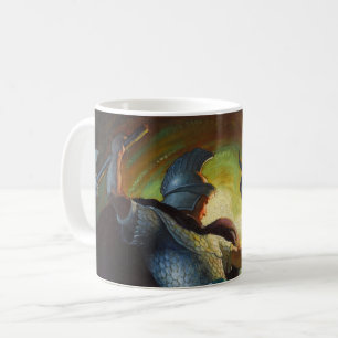 Caneca De Café Lendas de Carlos por Newell Convers Wyeth