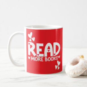 Caneca De Café Lendo Livros Amor