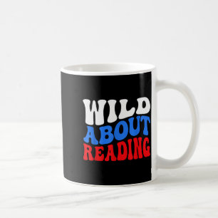 Caneca De Café Lendo livros leitor amante bibliotecário professor