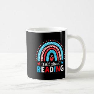 Caneca De Café Lendo livros leitor amante bibliotecário professor