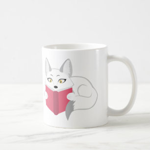 Caneca De Café Lendo Raposa