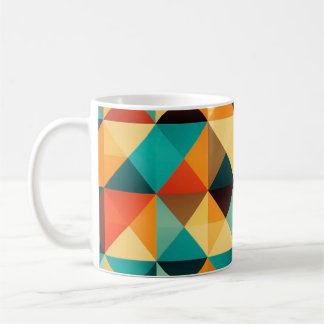 Caneca De Café L'Énergie Géométrique & Rétro-Chic