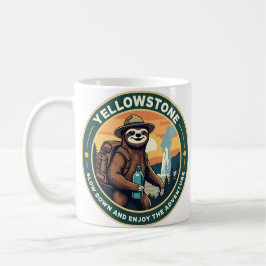 Caneca De Café Lenta Diminuir A Aventura Yellowstone